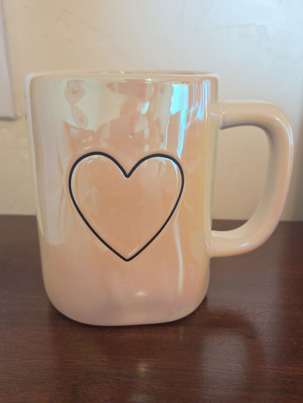 Rae Dunn Blush Pink Heart Mug